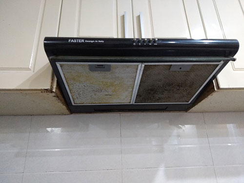 Vệ sinh máy hút mùi tại ngõ 40b/369 văn cao Hải Phòng