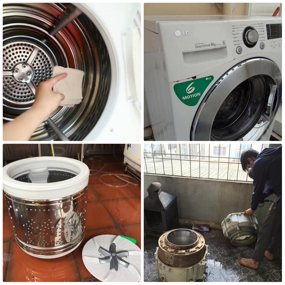 Dịch vụ vệ sinh máy giặt tận nơi Hải Phòng