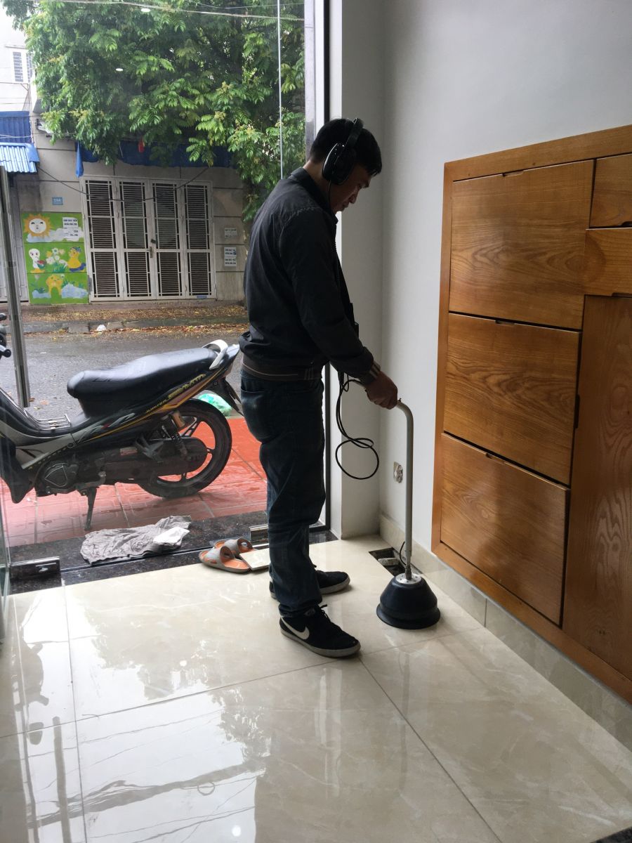 Kiểm tra đường nước bằng siêu âm tại Hải Phòng