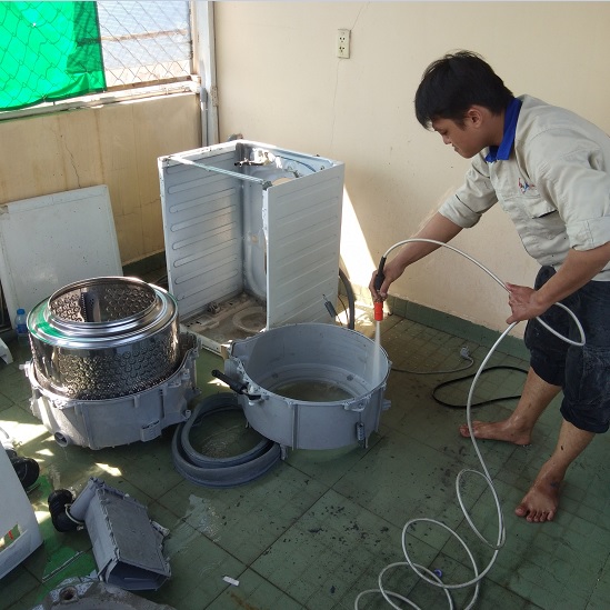 Dịch vụ vệ sinh máy giặt tại nhà giá rẻ uy tín ở Hải Phòng