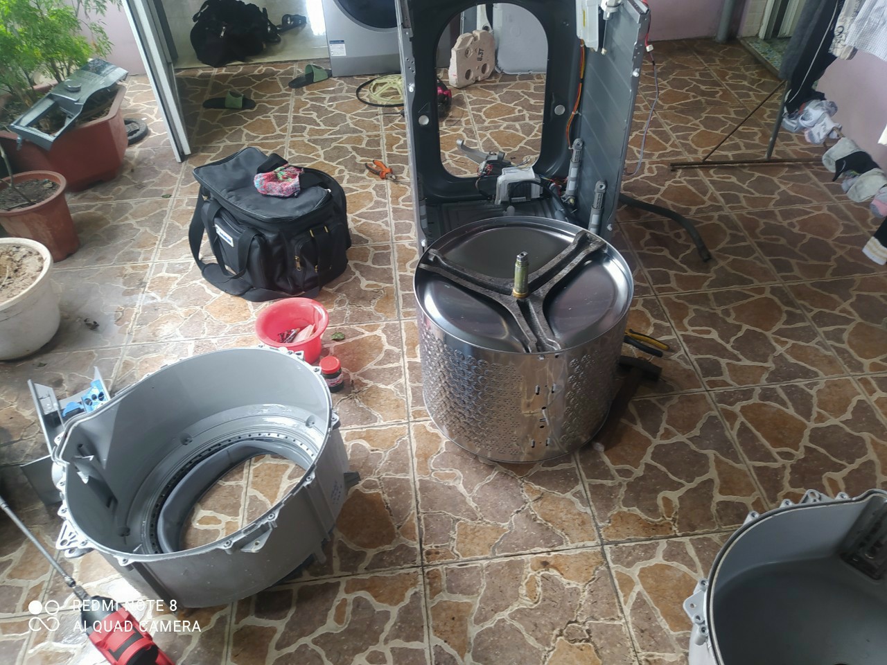 Vệ sinh máy giặt giá rẻ tại nhà ở Hải Phòng